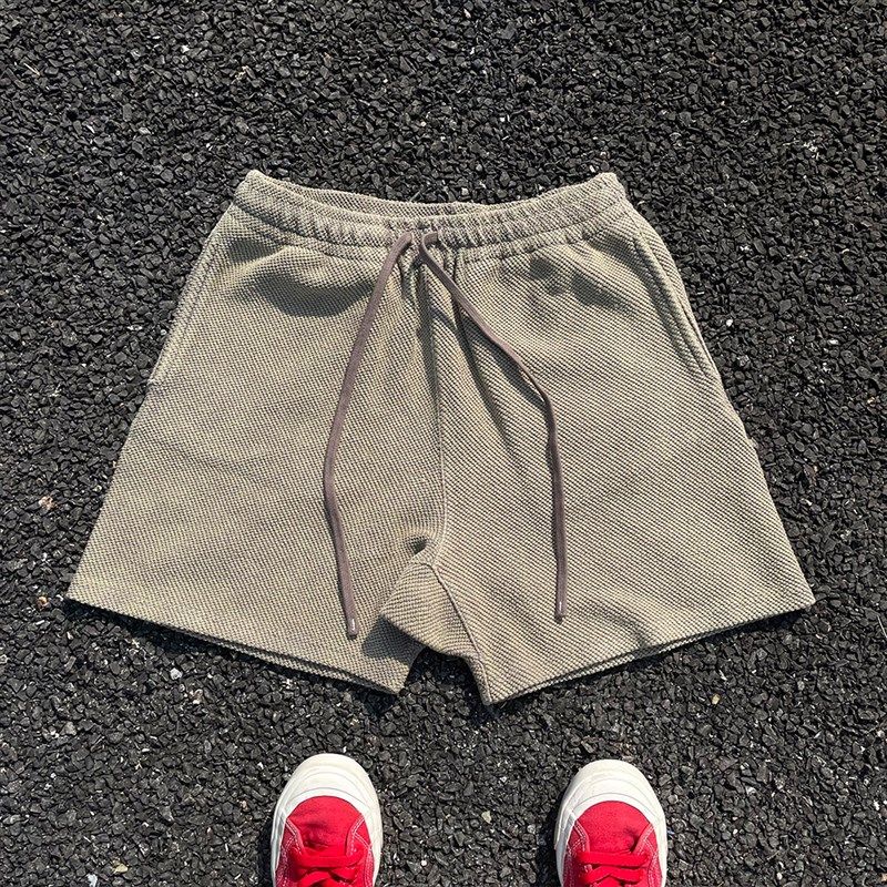 王有病工作室 10年老店!650克高街水洗做旧复古运动款式阔腿短裤,男装,时尚防晒服,淘宝优惠券,粉丝福利购,淘宝优惠卷