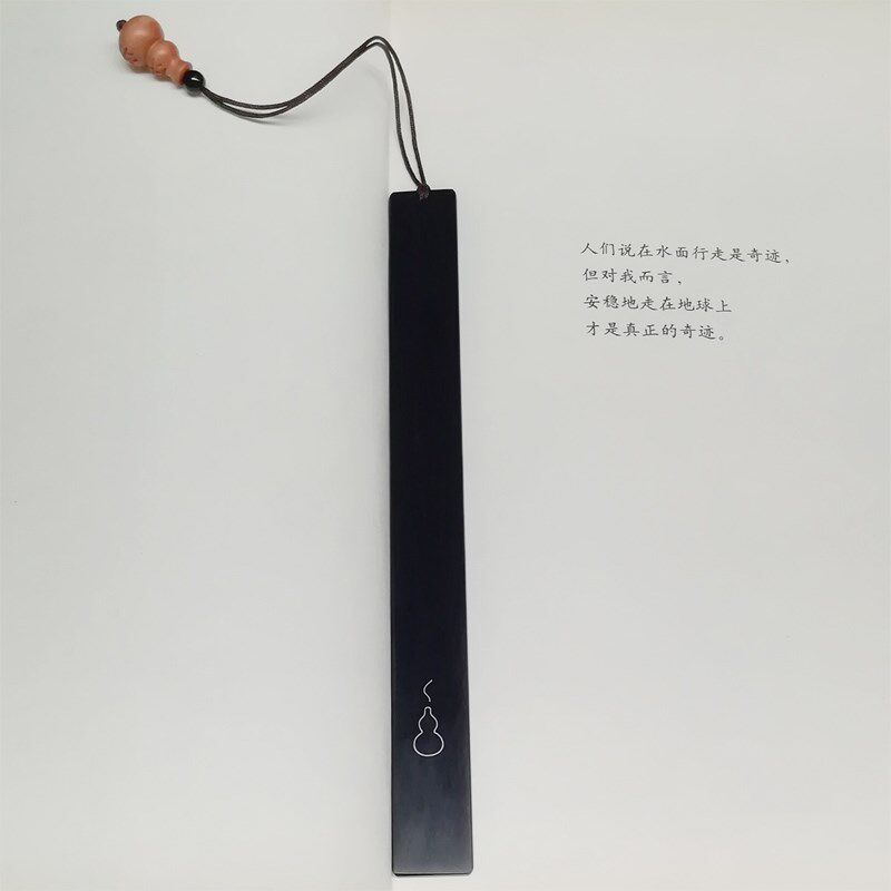 葫芦银丝书签黑檀木手工镶嵌福禄仙气礼品送老师同学老外生日礼物