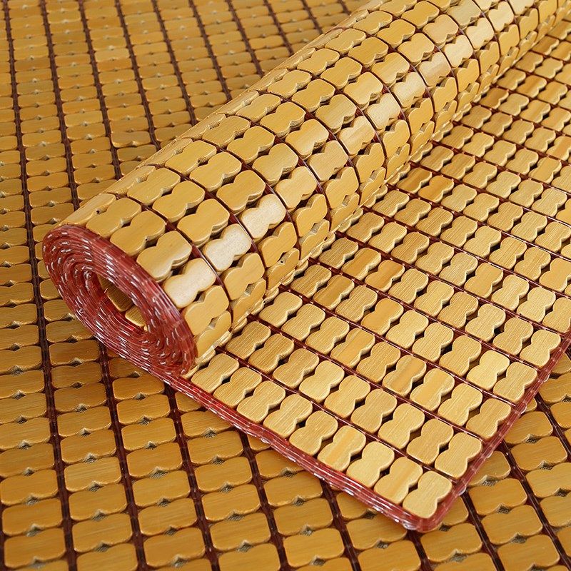 新款凉席竹席麻将席竹片单人麻将凉席夏季席子宿舍家用可折叠1.8,床上用品,竹席,淘宝优惠券,粉丝福利购,淘宝优惠卷