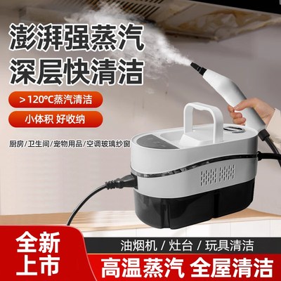 2025新款高温蒸汽清洁机手持家用空调厨房油烟杀菌消毒清洗一体机