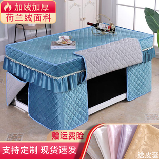 烤火桌子罩套加绒加厚夹棉长方形电取暖火炉桌罩家用电炉罩套冬季