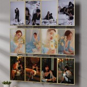 创意装 饰画框壁挂相册翻转墙旋转相框洞洞板式 展示架