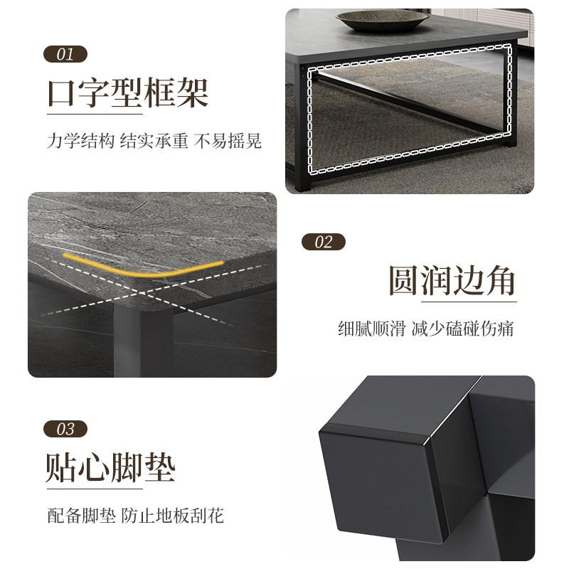 茶几客厅家用小户型沙发边几轻奢现代简约办公室茶桌阳台简易桌子