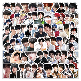 300张TOP登陆少年团贴纸朱志鑫张极苏新皓左航张泽禹明星周边贴画