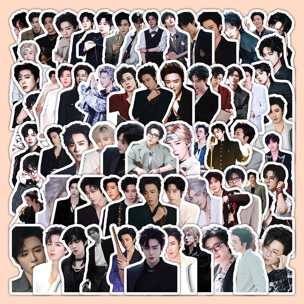 80张刘宇宁贴纸合集周边装饰手账行李箱手机壳电脑本防水贴画