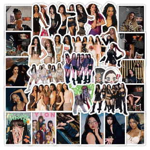 韩国女团KATSEYE贴纸成员Q版周边照片笔记本行李箱手机应援贴画
