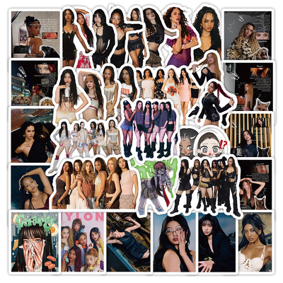 韩国女团KATSEYE贴纸成员Q版周边照片笔记本行李箱手机应援贴画