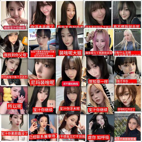 aespa女团贴纸抽象表情包柳智敏