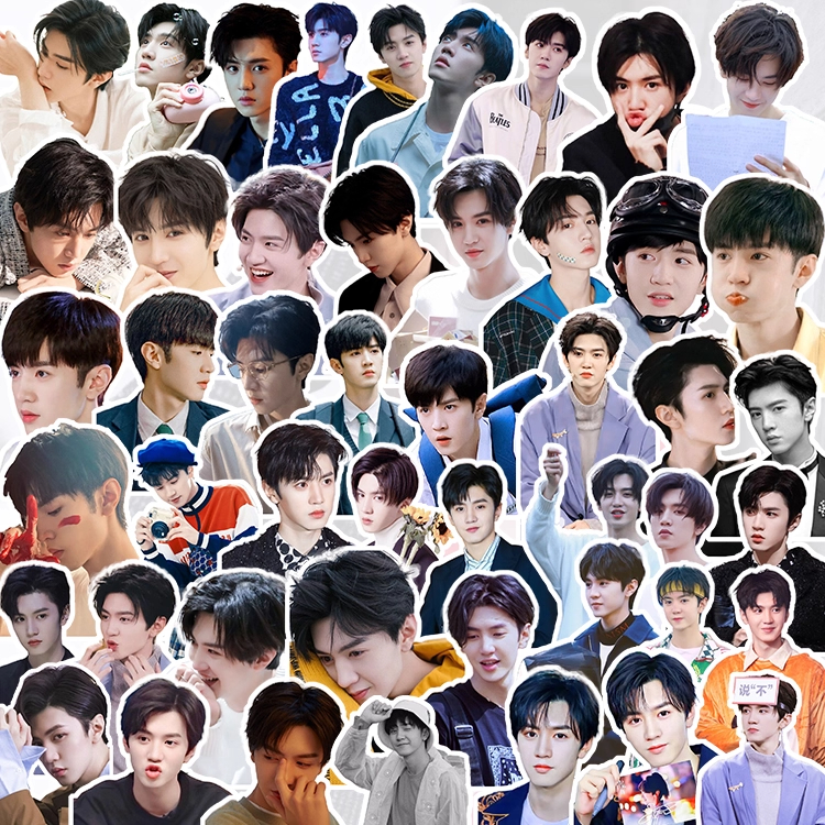 104张陈哲远周边手帐贴纸照片写真装饰桌面行李箱手机壳防水贴画