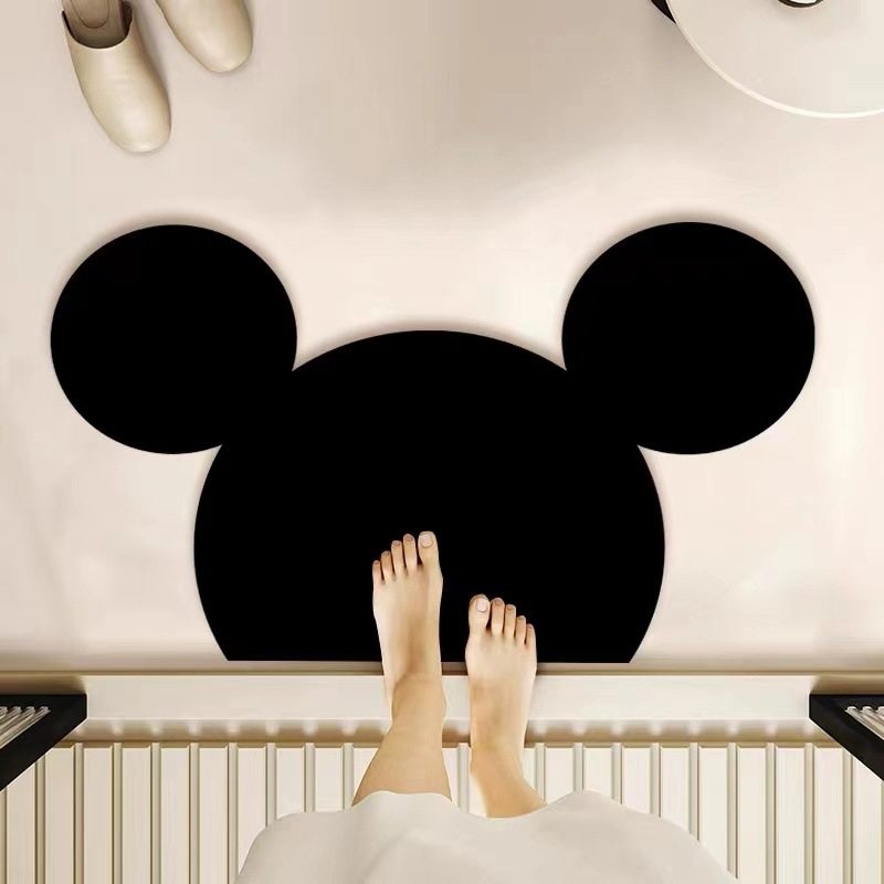 浴室吸水地垫米奇硅藻泥卫生间进门垫子门口家用防滑速干脚垫地毯,个性定制/设计服务/DIY,地毯/地垫定制,淘宝优惠券,粉丝福利购,淘宝优惠卷