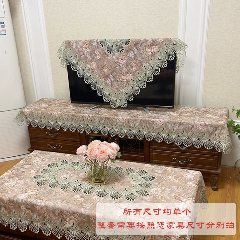 高档电视机防尘罩新款新款55寸65寸75挂式液晶电视罩套盖布墙上挂