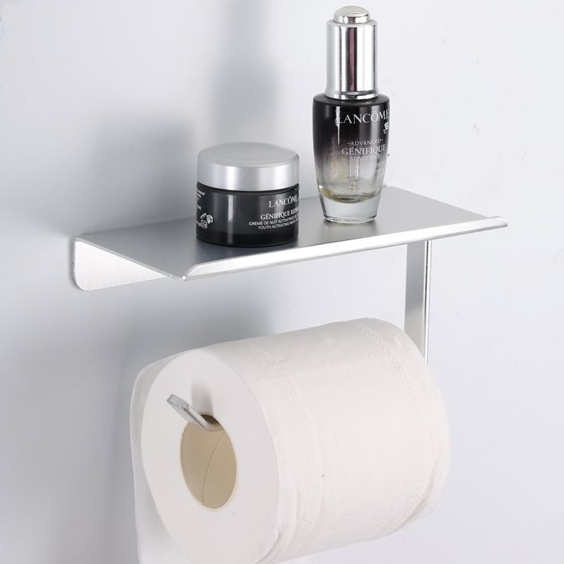 太空铝纸巾架厕所纸巾盒壁挂卷纸器卫生间手纸盒免打孔卷筒纸架