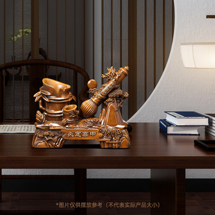 金榜题名笔筒摆件招财客厅书桌办公室实用装饰工艺礼品摆饰升学开