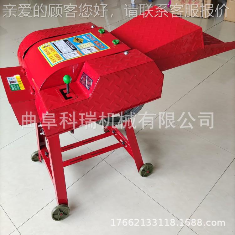 养牛场饲干料加工切草机节省工养人牛用的打储草机湿PLR两用青碎