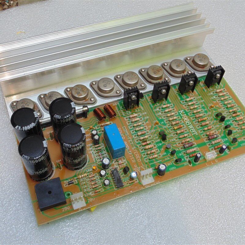 升级版本 金封管版本 八管场效应功放板 双声道2.0大功率功放板