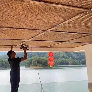 装修竹席吊顶 竹编吊顶 吊顶材料