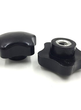 梅花形手拧螺母M6 旋钮 星型把手塑胶头手柄螺母M8M10M12