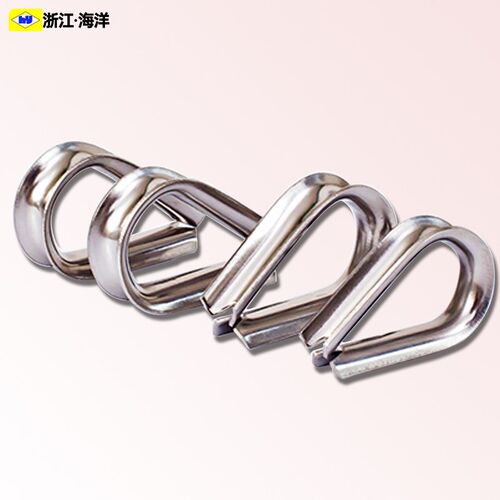 316不锈钢套环钢丝绳套环保护套三角环夸口鸡心环羊眼钢丝环M2M24