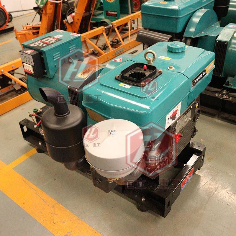 小型柴油发电设备直连单杠式三项电启动家用发电机组柴油发电机组