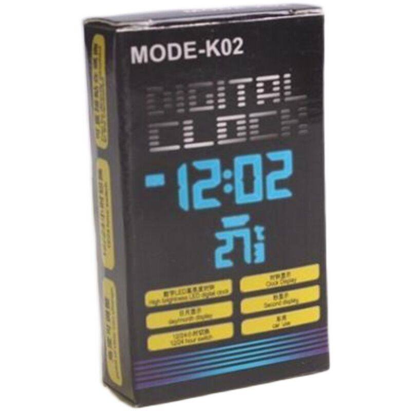 简约迷你车载时钟桌面上摆件数字电子钟学生学习静音小巧便携台钟