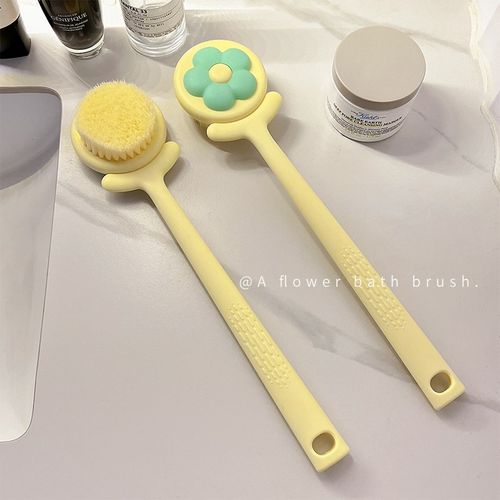 洗澡刷搓澡刷背神器高颜值女士沐浴刷长柄软毛身体刷子磨砂膏专用