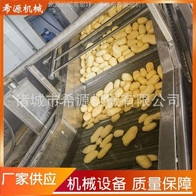 马铃片油炸机 红薯片NFU地瓜片油炸备 薯全薯自动红设片油炸加工