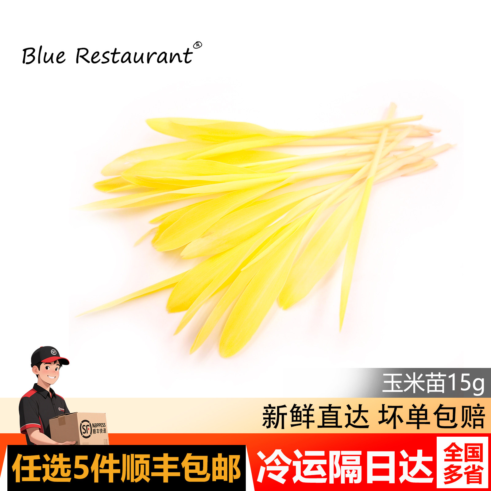 玉米苗新鲜西餐蛋糕烘焙摆盘装饰