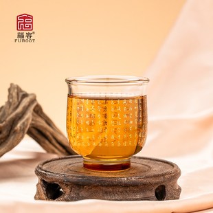 福容心缘杯高硼硅玻璃茶杯泡茶家用杯子男女士单杯创意高档主人杯