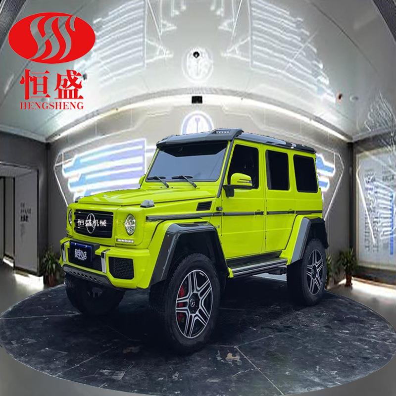 厂家直供电动遥控旋转台圆形旋转台展厅旋转展示台小型1米2米转台 - 封面