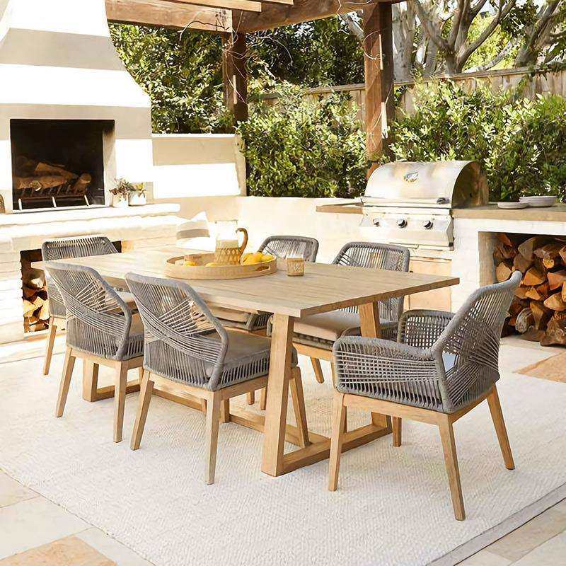 户外藤编桌椅现代北欧室外别墅轻奢藤椅露天花园阳台长桌防水防晒,金属材料及制品,金属结构件,淘宝优惠券,粉丝福利购,淘宝优惠卷