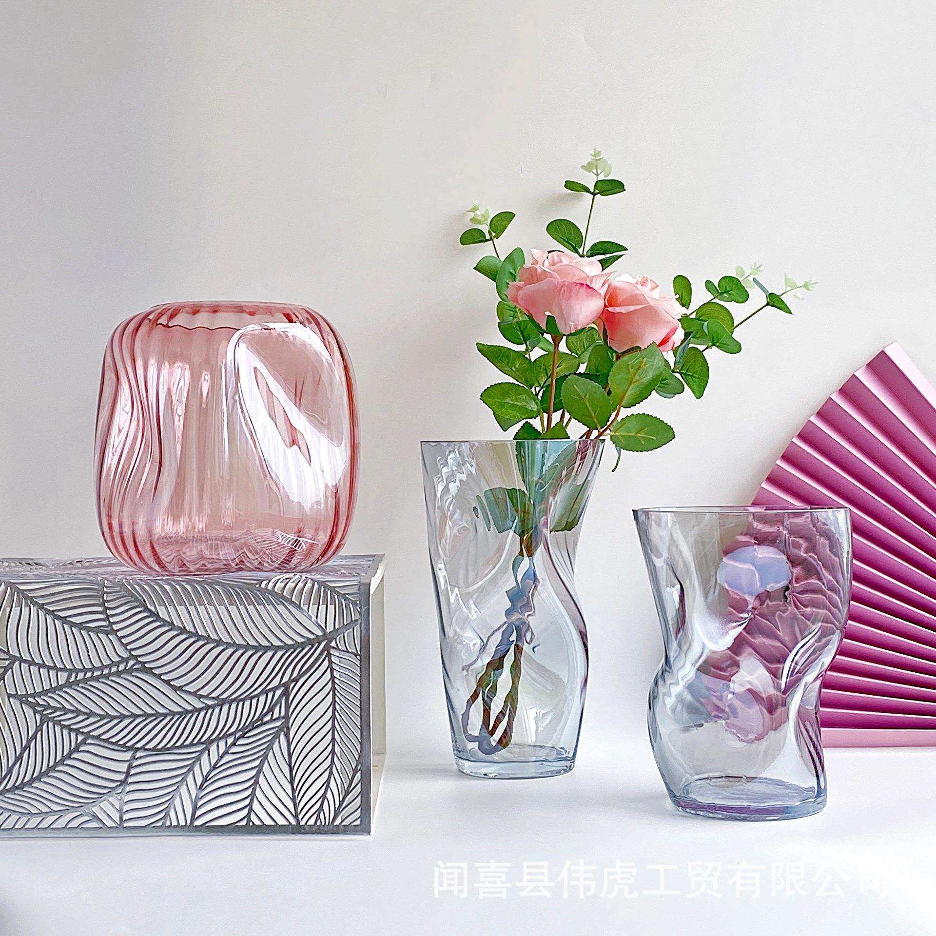 欧式创意扭动竖纹玻璃花瓶电镀客厅插花水培装饰摆件个性彩色花器,金属材料及制品,金属结构件,淘宝优惠券,粉丝福利购,淘宝优惠卷