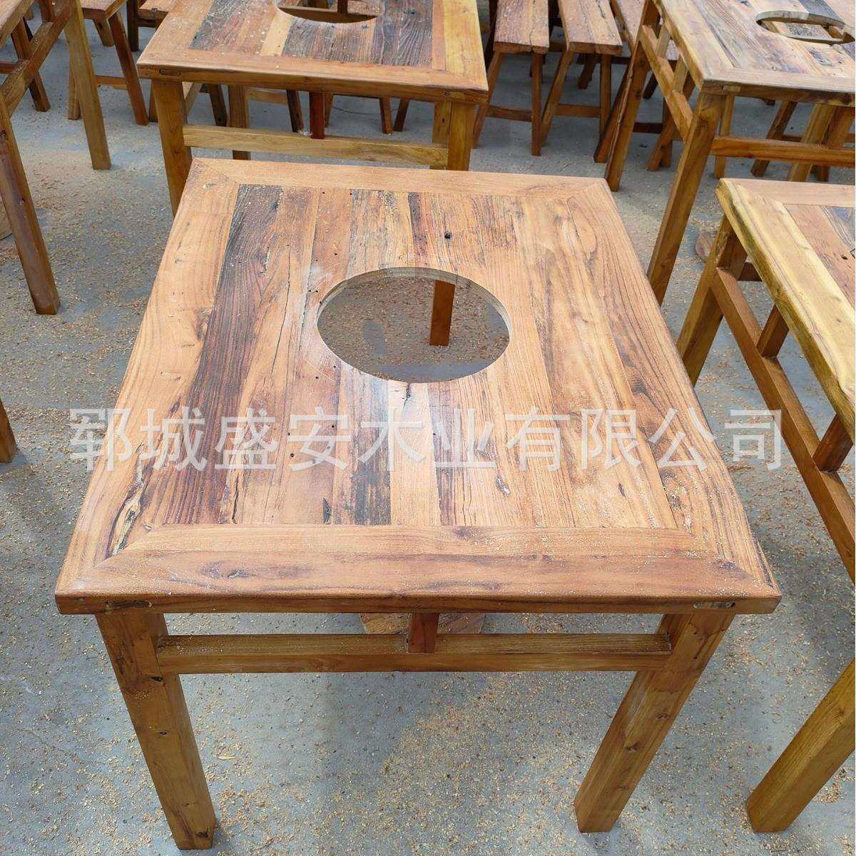 中式老榆木方形餐桌家用户外庭院烧烤桌榻榻米方桌实木禅意火锅桌,农机/农具/农膜,植保机械,淘宝优惠券,粉丝福利购,淘宝优惠卷