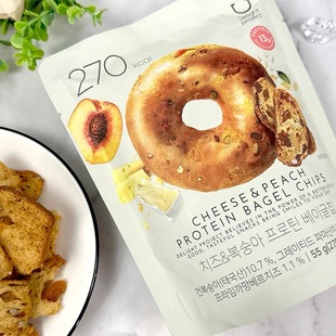 韩国进口oliveyoung蜂蜜蒜香黄油贝果片jennie同款低卡低脂零食