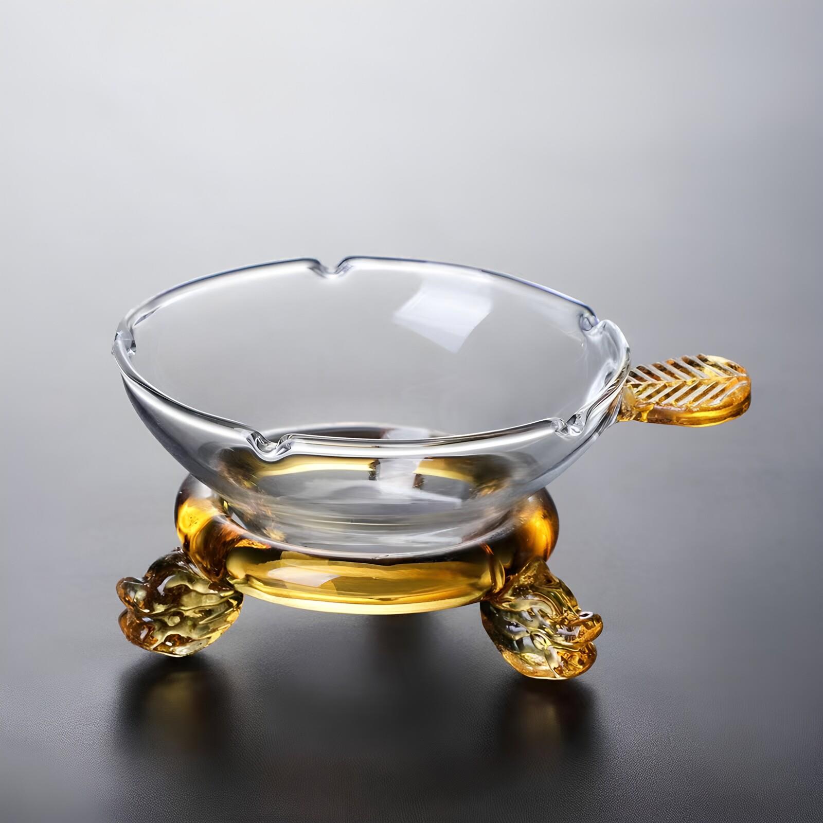 高档玻璃茶漏茶滤过滤茶隔茶叶滤网泡茶过滤器配件公杯功夫茶具图片