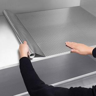 厨房防油贴纸橱柜防潮自粘防水墙纸灶台锡箔纸铝箔纸加厚垫纸