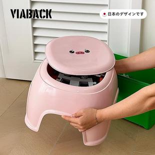 家用板凳储物凳可坐收纳凳儿童小 天猫正品 是凳子也是收纳箱