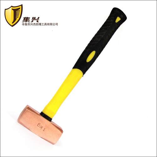 紫铜德式八角锤石工锤紫铜锤四方锤八角锤红铜锤纯铜0.5-5kg