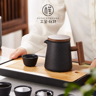 木笙玩物陶瓷茶壶泡茶家用高档功夫茶具单壶泡茶壶茶水分离冲茶器