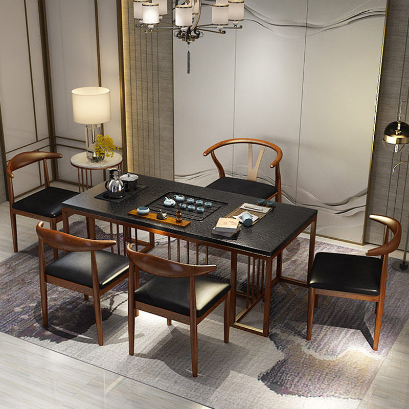 火烧石功夫茶桌茶具套装茶几茶台带烧水壶一体办公室茶桌椅组合,商业/办公家具,茶台/茶桌,淘宝优惠券,粉丝福利购,淘宝优惠卷