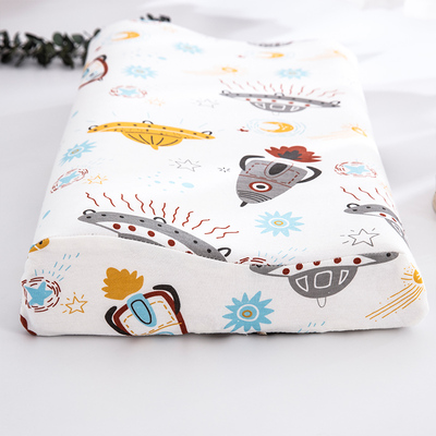 儿童乳胶枕头专用枕套针织棉30x50cm宝宝枕头套针全棉4427cm