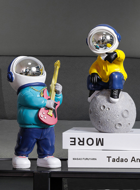 嘻哈街舞创意人物宇航员书桌柜餐边电视柜送礼物品装饰摆件装饰品