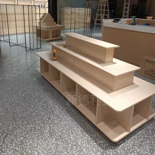 定做木质货架书柜图书展示柜图书柜书店展示架中岛柜图书馆书柜