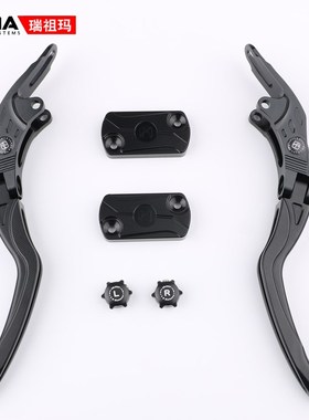 RZMA瑞祖玛适用GC02上泵改装牛角拉杆油壶盖可折叠直推式制动手把