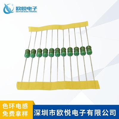色码电感0510-471K色码电感1W470UH5*10