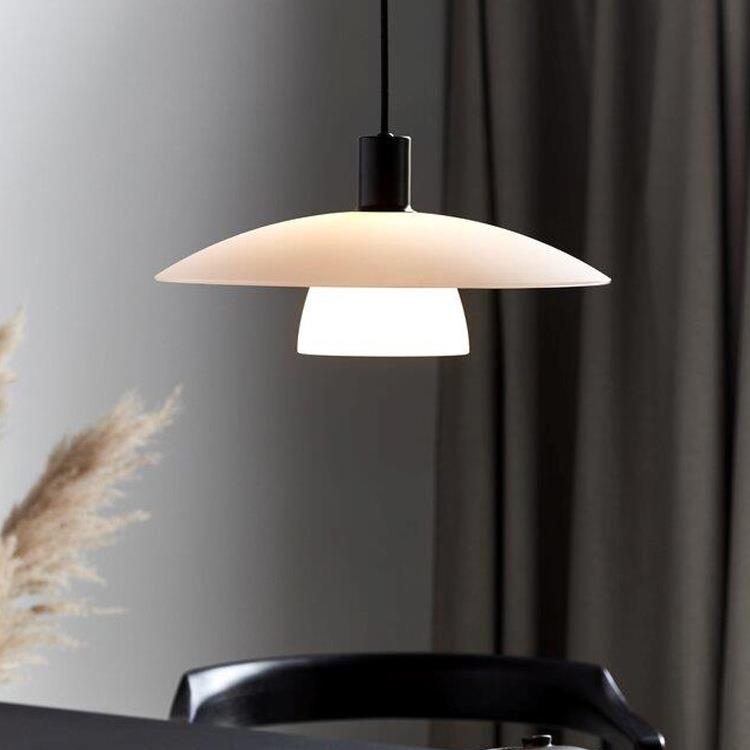 椰果餐厅吊灯中古风日式诧寂风丹麦北欧ph5卧室飞碟岛台茶室吊灯