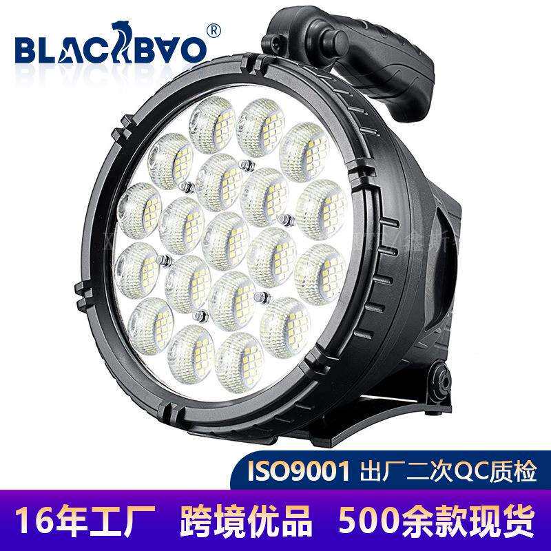 户外便携式聚光灯探照灯P90灯珠手电筒露营照明LED手电筒