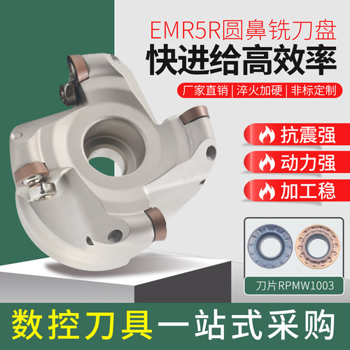 圆鼻刀盘EMRR5/R6铣刀盘