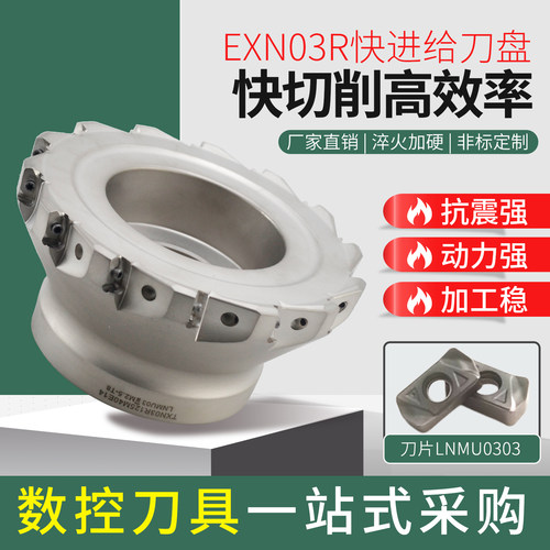 EXN03R刀盘东芝双面开粗面铣刀盘
