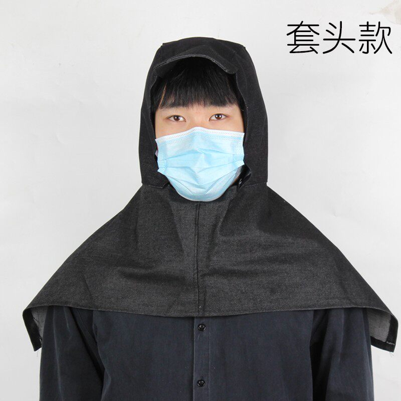 防尘帽子灰尘防护头套粉尘工业打输送带/传送带