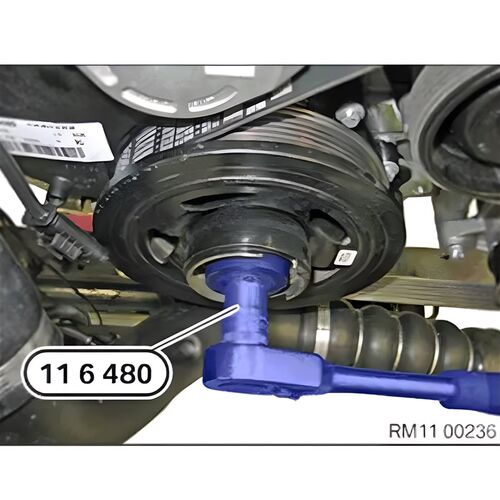 宝马B48曲轴工具 B58曲轴旋转套筒 B38曲轴皮带盘拆卸专用工具